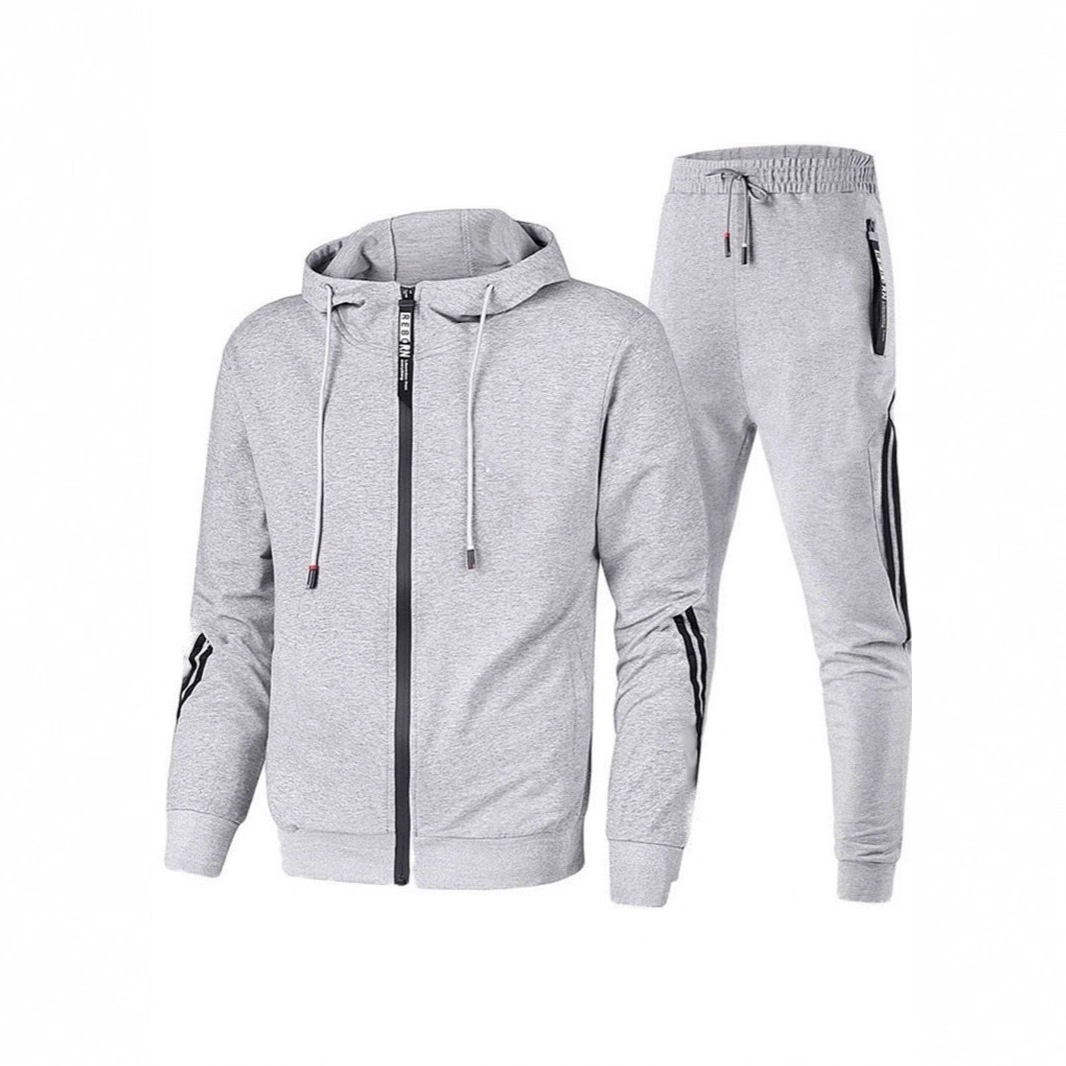 Conjunto deportivo informal ActiveGo Otoño 2023 para hombre, sudadera con capucha unisex, ropa deportiva para correr, estilo moderno_voghion.com