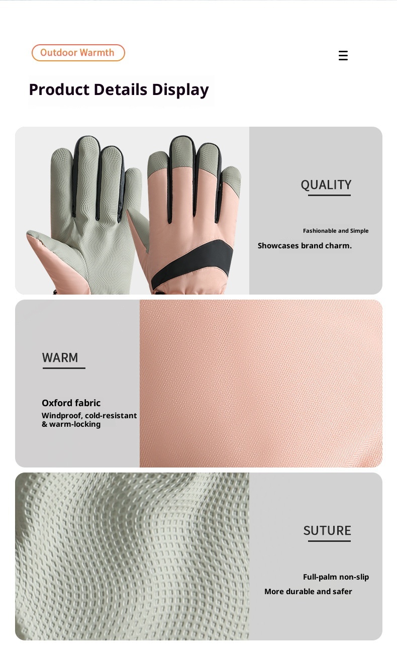 Guanti da sci ActiveGo per uomo e donna, per coppie, invernali, in caldo cotone, spessi, per bici elettrica, antivento, impermeabili, per esterni_voghion.com