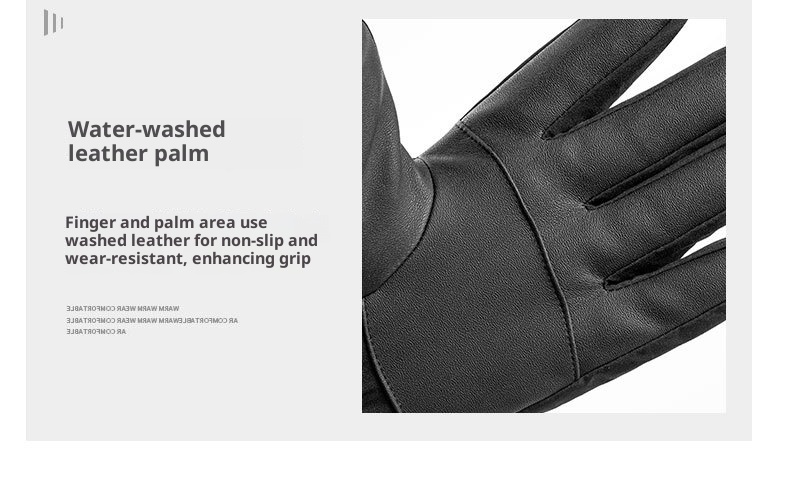 ActiveGo Winter Outdoor Cycling Men Q907 Thickened Cold-Proof Waterproof Touchscreen Extended Wrist Warm Ski Gloves_voghion.com