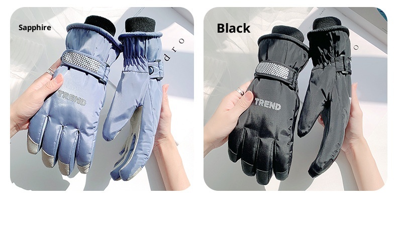 ActiveGo Ski For Men And Women, Winter Fleece-Lined Thickened Outdoor Sports Riding Mountaineering Windproof Waterproof Anti-Slip_voghion.com