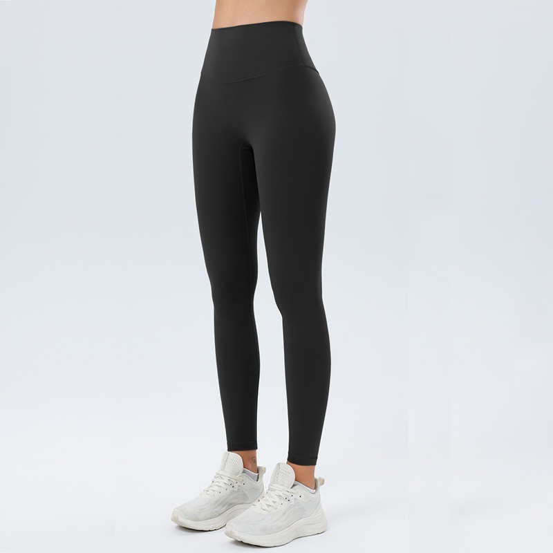 001 Nude Feel Yoga For Women With Pockets, High Waist, Tummy Control, Butt Lift, Slimming Fitness Pants, Pilates No_voghion.com