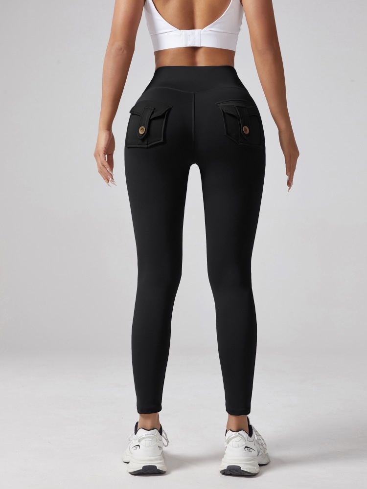 001 New Peach Hip Fitness For Women, Tight-Fitting, No Embarrassing Lines, Quick-Dry Sports Pants, High-Waisted,_voghion.com
