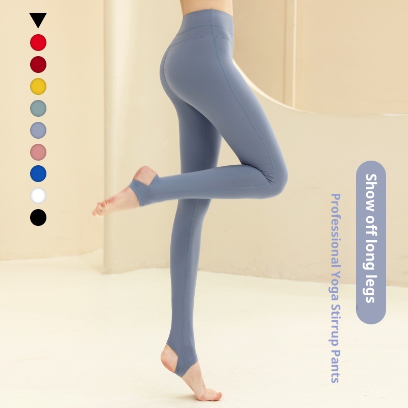 001 Yoga Pants For Women Winter High Waist Hip Lift Bare Sensation Professional Tummy Control Slimming Sports Fitness Footed_voghion.com