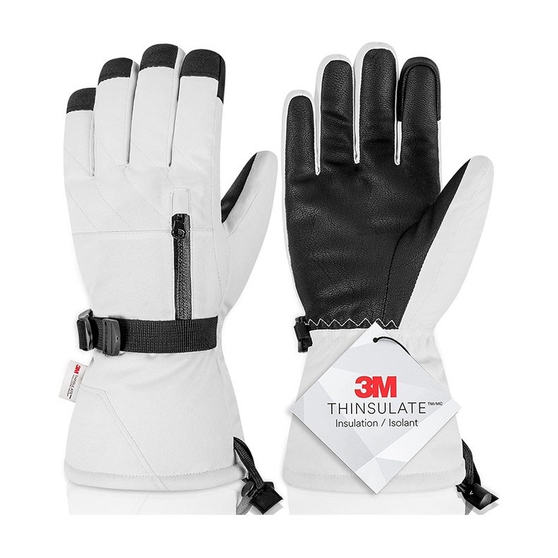 ActiveGo Cross-Border Cold-Proof Mountaineering Touchscreen Ski Cycling Anti-Freeze Winter Fleece-Lined Sports Thermal Gloves_voghion.com