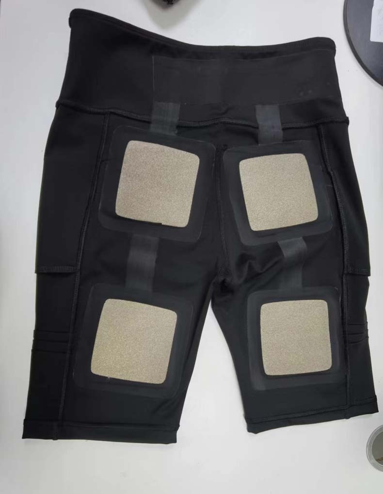 001 Fitness Massage Microcurrent Pulse Five-point Hip-lifting EMS Intelligent Abdominal Shaping Yoga Pants_voghion.com