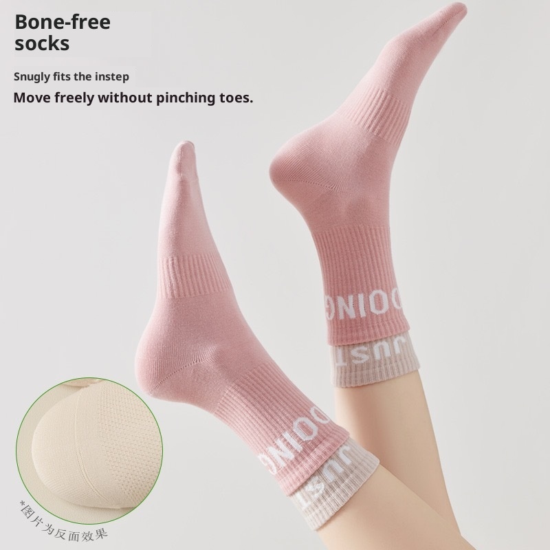 001 001 Yoga pour femmes, legging de sport d'été fin en coton siliconé antidérapant mi-mollet, à porter avec un pantalon Shark, longueur sol_voghion.com