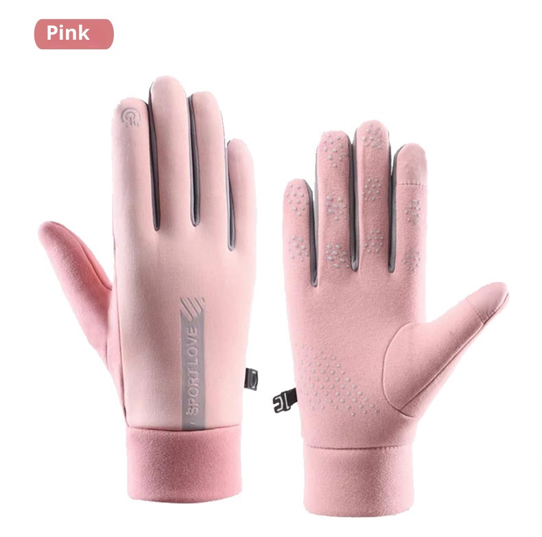 ActiveGo Gloves For Men Women, Touchscreen Compatible, Autumn And Winter, Cycling, Electric Bike, Waterproof, Fleece-Lined,_voghion.com