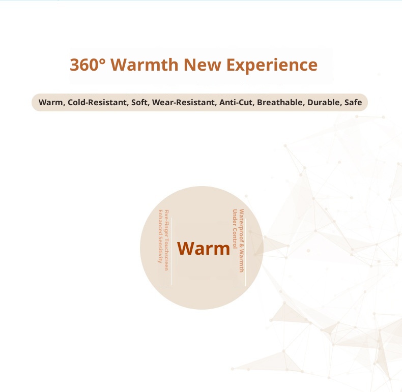 ActiveGo Winter Ski Gloves For Men, Touchscreen Motorcycle, Fleece Lined, Warm, Thickened, Waterproof, Windproof, Cold Resistant,_voghion.com