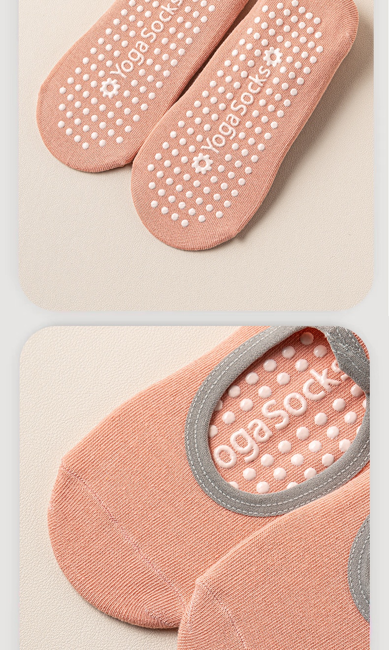 001 Professional Indoor Fitness Yoga Pilates Silicone Non-Slip Socks For Women Hollow Out Backless Breathable_voghion.com