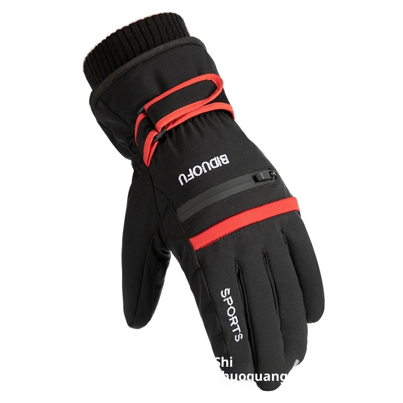 ActiveGo Cotton Gloves For Men And Women, Winter Warm Fleece-Lined Thickened Cycling Motorcycle Touchscreen Skiing Mountaineering_voghion.com
