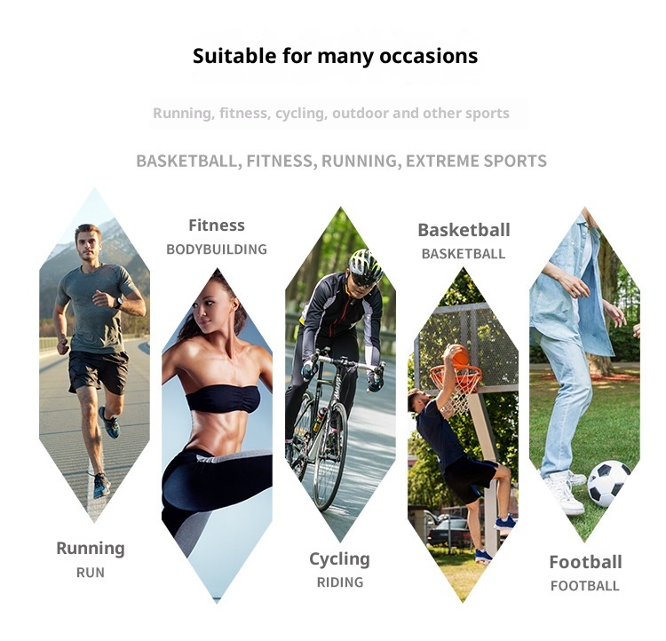 Chaussettes de sport respirantes mi-mollet pour femmes, idéales pour le badminton, la corde à sauter, la course à pied et le cyclisme. Semelle éponge._voghion.com