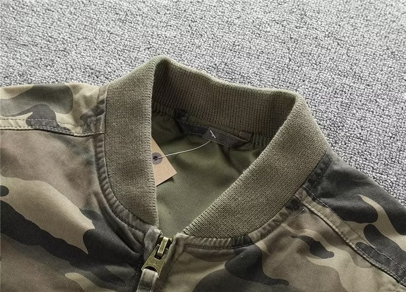 ActiveGo ActiveGo European And American Retro Autumn Winter New Camouflage Casual Trendy Baseball Jacket Coat Men's One-Piece Dropshipping_voghion.com