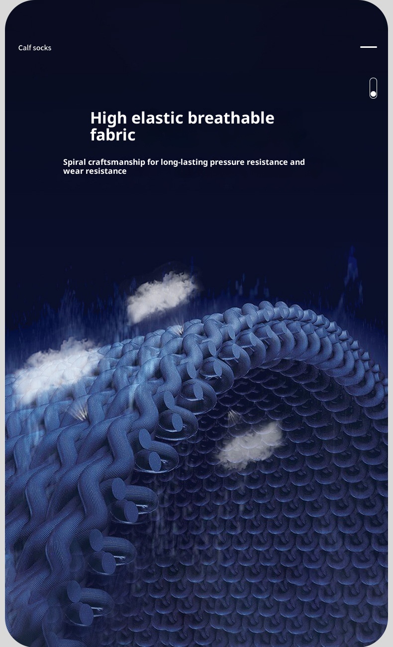 001 Yoga Women Non-Slip Professional Sports Calf Slimming Pilates Running Jump Rope Muscle Compression Socks_voghion.com