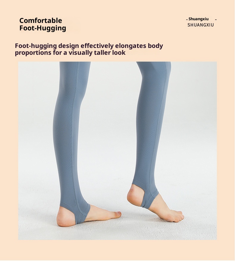 001 Yoga Pants For Women Winter High Waist Hip Lift Bare Sensation Professional Tummy Control Slimming Sports Fitness Footed_voghion.com