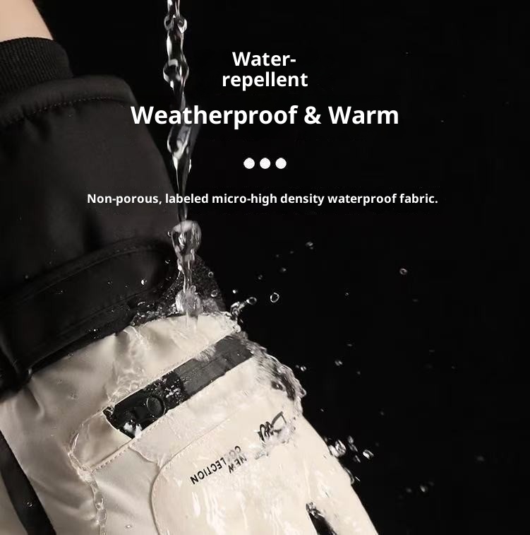 ActiveGo Premium Ski Gloves For Women, Cycling Warm And Cold-Proof Riding Cotton Gloves, Touchscreen Windproof Outdoor Thickened_voghion.com