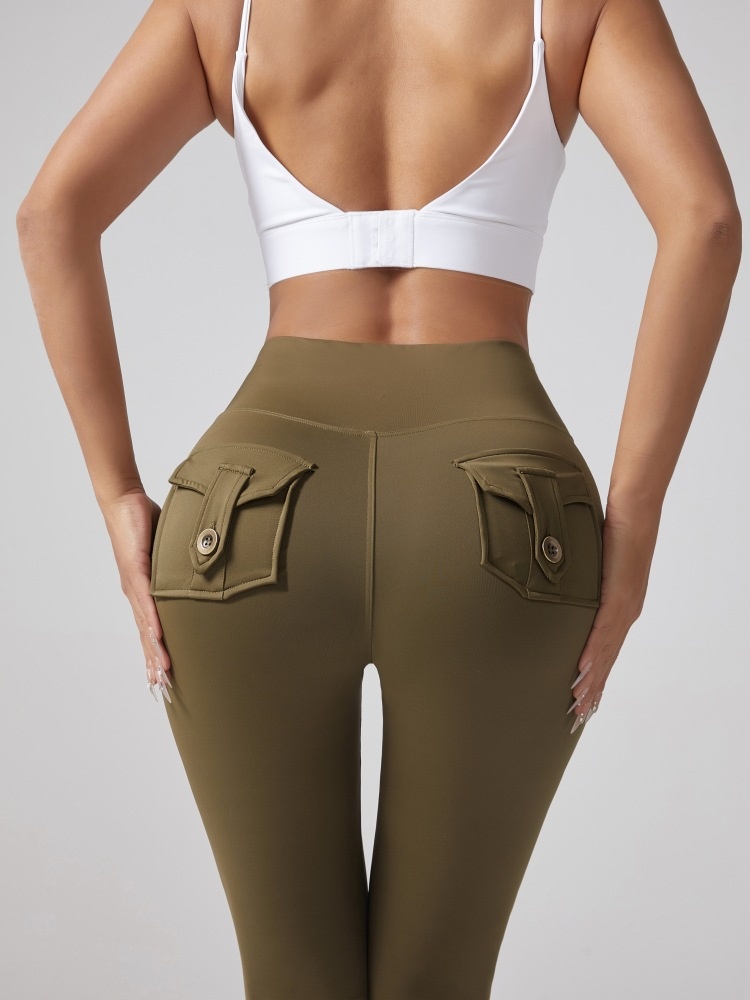 001 New Peach Hip Fitness For Women, Tight-Fitting, No Embarrassing Lines, Quick-Dry Sports Pants, High-Waisted,_voghion.com