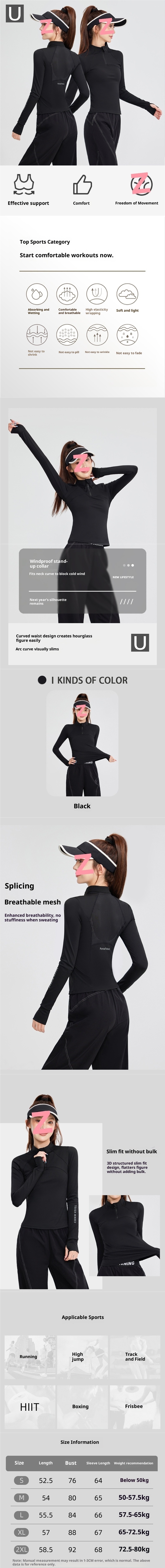 001 Outdoor Morning Sports Suit Women Long Sleeve Running Fitness Yoga Clothes 2025 Autumn New Quick Dry Marathon Top_voghion.com