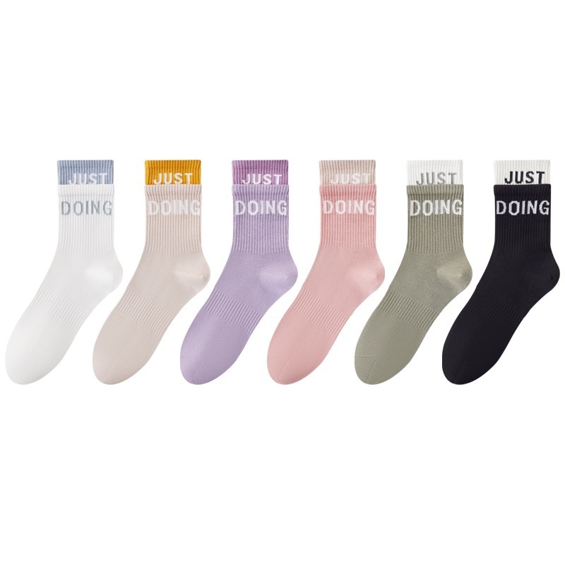 001 001 Yoga pour femmes, legging de sport d'été fin en coton siliconé antidérapant mi-mollet, à porter avec un pantalon Shark, longueur sol_voghion.com