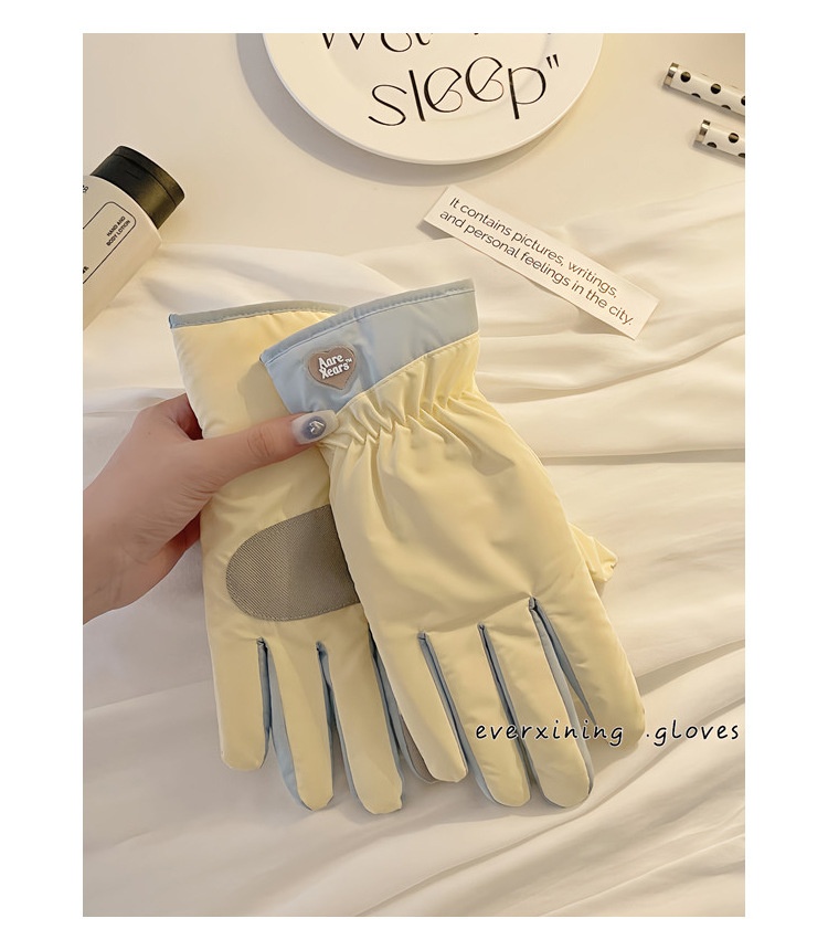 ActiveGo Fleece-gevoerde, verdikte, koudebestendige outdoor-ski-fiets-elektrische fiets-winddicht-antislip-touchscreen-leuke, warme handschoenen_voghion.com