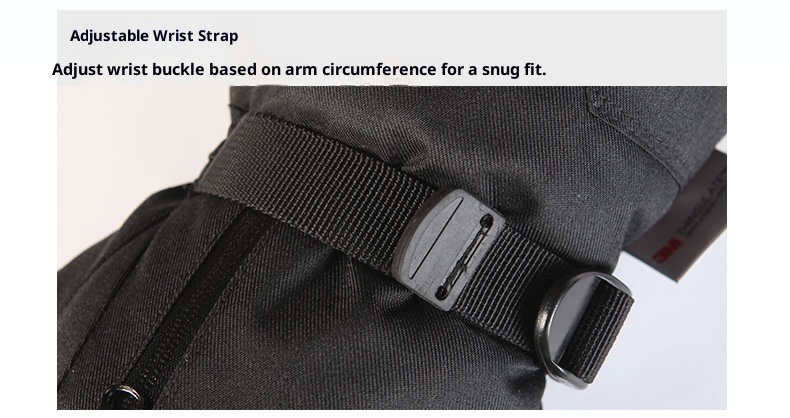 ActiveGo Winter Ski Gloves For Men, Touchscreen Motorcycle, Fleece Lined, Warm, Thickened, Waterproof, Windproof, Cold Resistant,_voghion.com