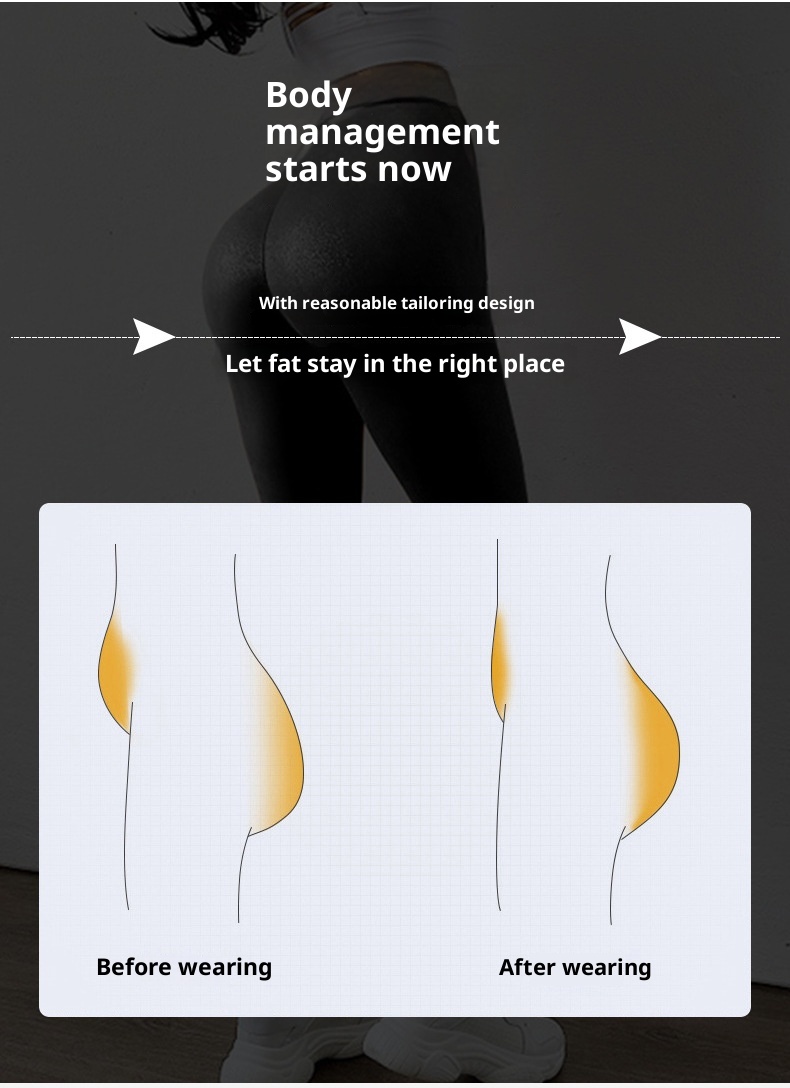 001 Peach Pearlescent Leather Shiny Sports Tight Hip Lift Fitness Quick-Dry Breathable Yoga Pants For Women_voghion.com