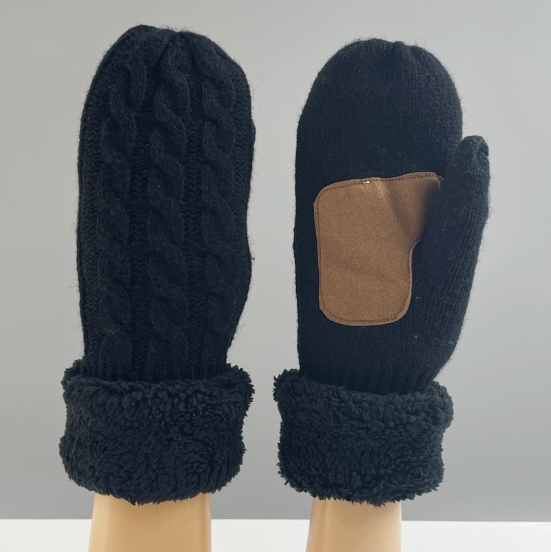 ActiveGo Touchscreen gebreide wollen tashoes voor mannen en vrouwen, herfst en winter buiten, winddicht, warm, verdikt, volwassen wanten_voghion.com