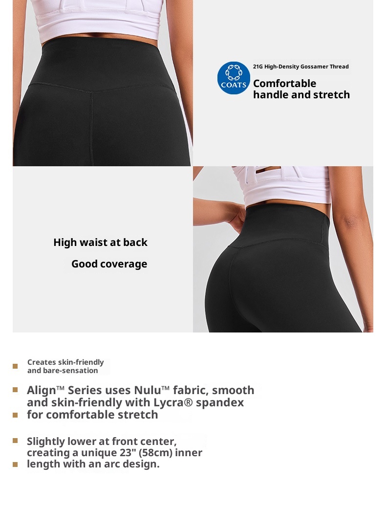 Legging de sport 001 en lycra spandex ultra-élastique effet mouillé, doux pour la peau, effet seconde peau, taille haute, effet push-up._voghion.com