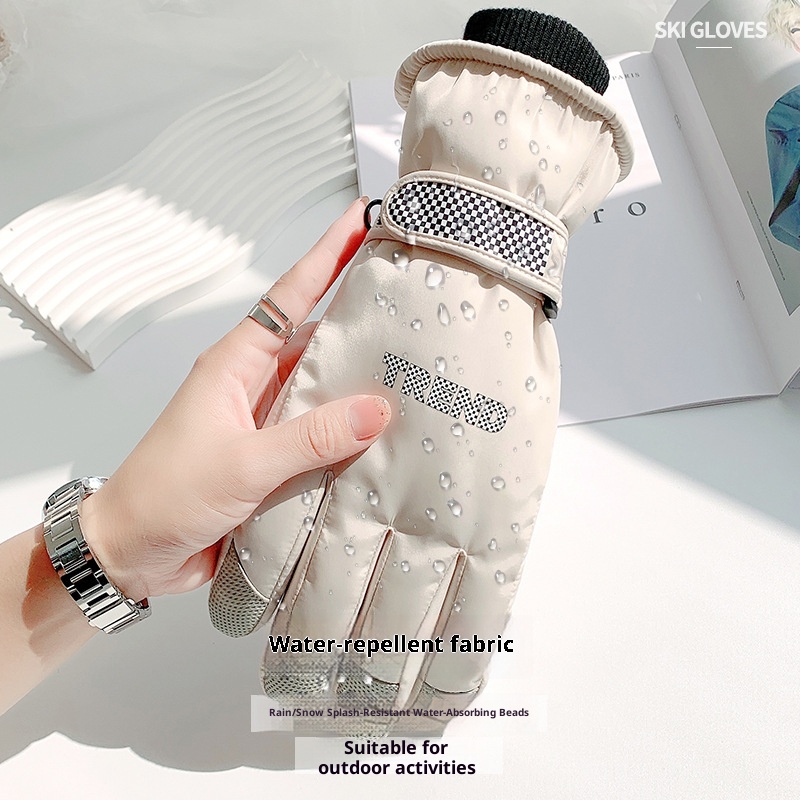 ActiveGo Ski For Men And Women, Winter Fleece-Lined Thickened Outdoor Sports Riding Mountaineering Windproof Waterproof Anti-Slip_voghion.com