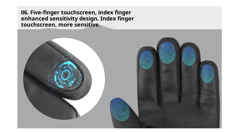 ActiveGo Winter Ski Gloves For Men, Touchscreen Motorcycle, Fleece Lined, Warm, Thickened, Waterproof, Windproof, Cold Resistant,_voghion.com