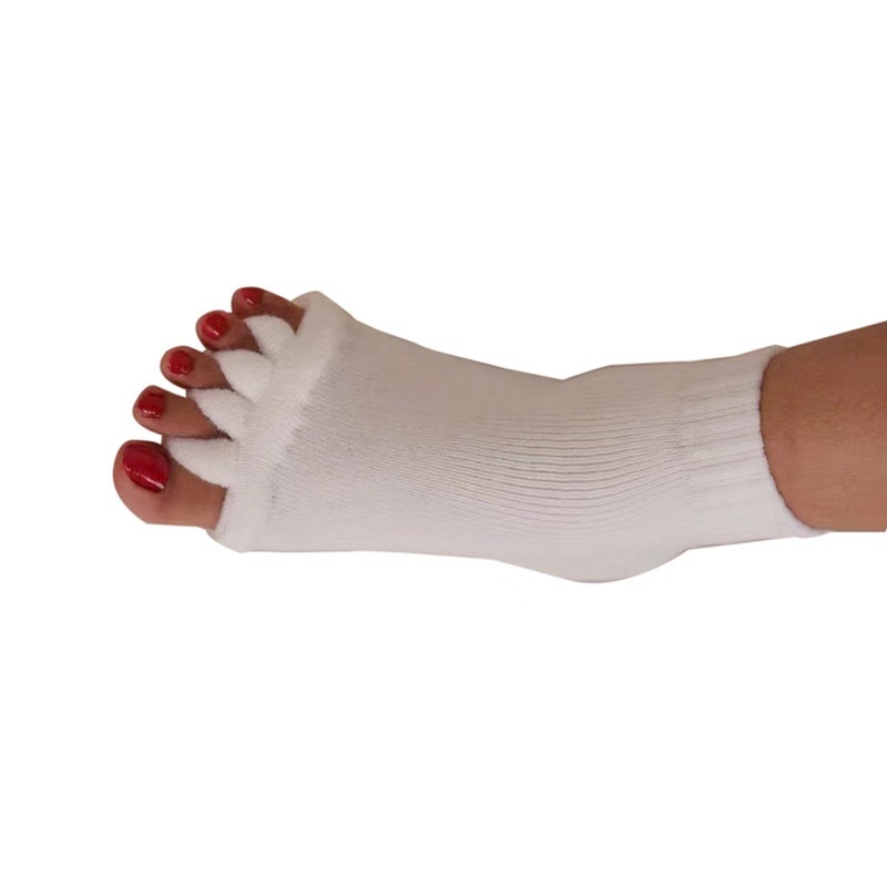 001 Cross-Border Source Free Shipping Yoga Women Toe Separator Five-Toe Open-Toe Socks Hallux Valgus Correction_voghion.com