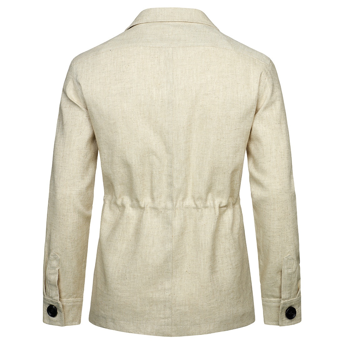 ActiveGo ActiveGo Cross-Border European And American Safari Linen Jacket British Retro Gentleman Slim Fit Men's Coat Travel Y_voghion.com