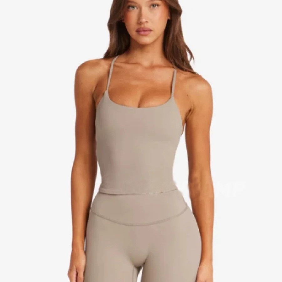 001 Foreign Trade Cross-Border Yoga Camisole For Women With Chest Pads, Fitness Vest, High Waist, Quick-Dry, Hip-Lifting,_voghion.com