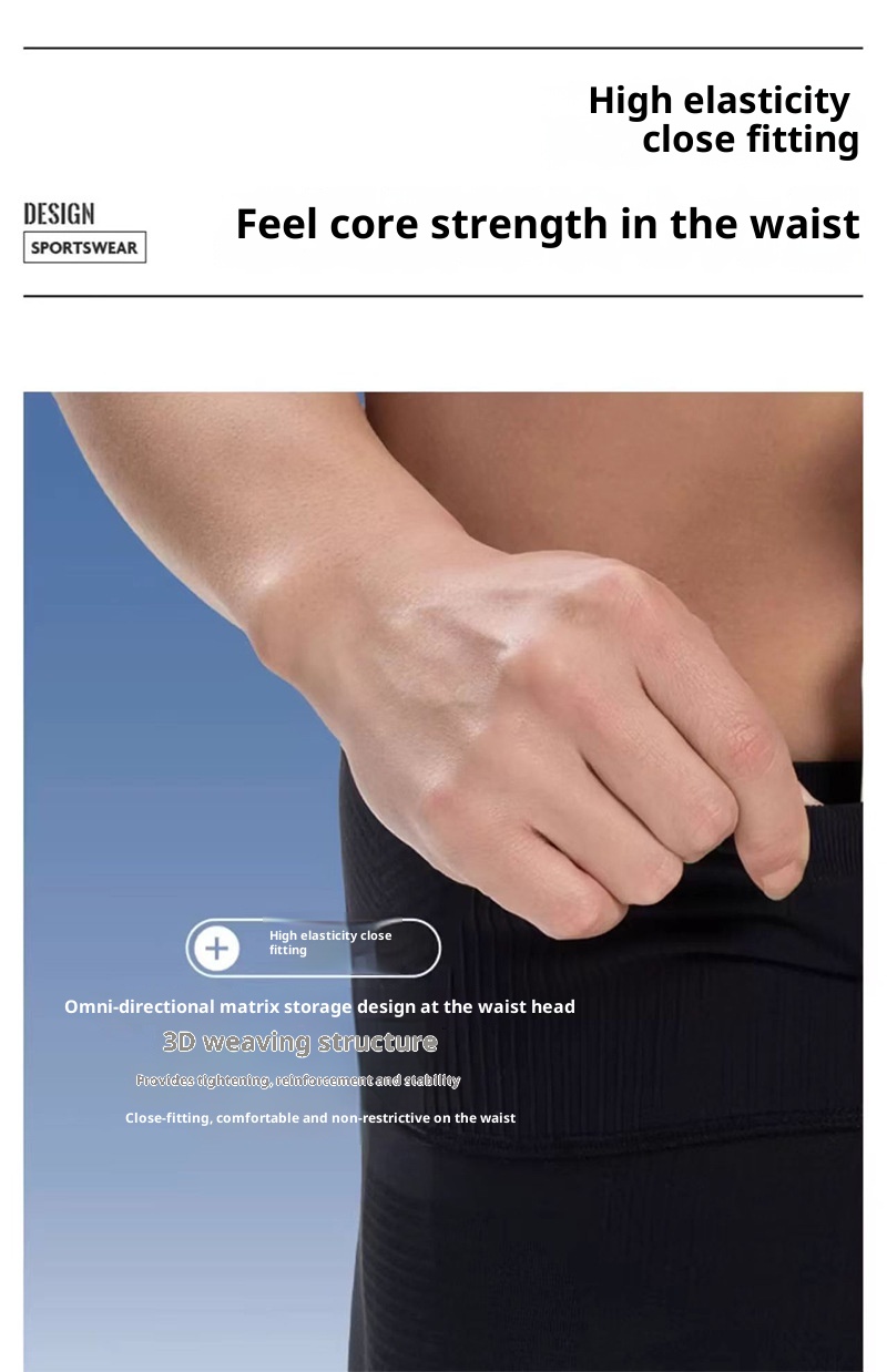 001 Compression Unisex Sports Quick-Dry Breathable Marathon Training Yoga Fitness Elastic Running Tight Long Pants_voghion.com