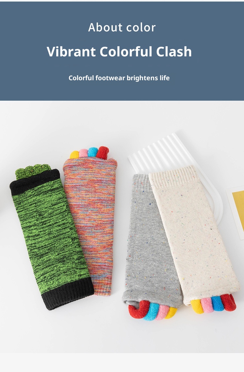 001 Cross-Border Japanese And Korean Style Separator Yoga For Women, Open Toe Socks, Corrective Thumb Valgus Five-Toe Socks_voghion.com