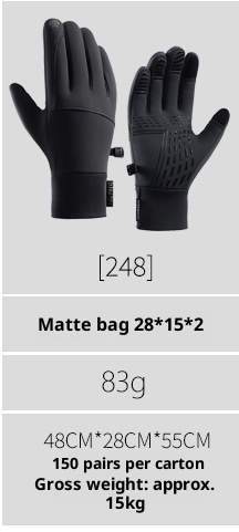 Guantes deportivos de invierno ActiveGo Cycling Q808 para hombre, con dos dedos expuestos, pantallas táctiles, gruesos, cálidos, ideales para pesca, ciclismo y esquí._voghion.com