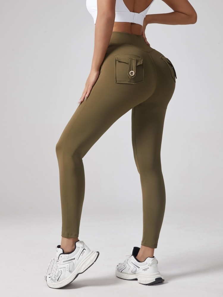 001 New Peach Hip Fitness For Women, Tight-Fitting, No Embarrassing Lines, Quick-Dry Sports Pants, High-Waisted,_voghion.com