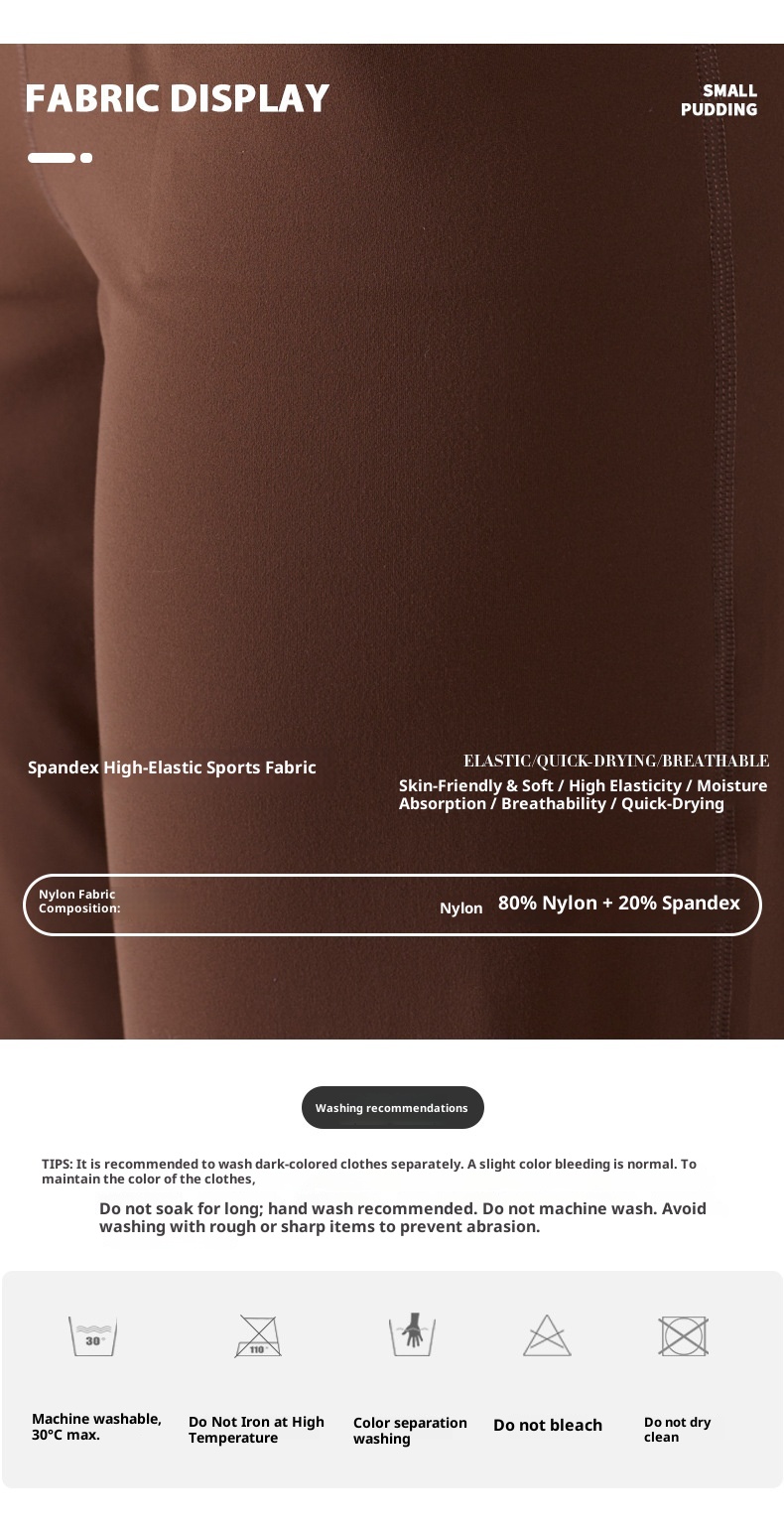 001 Damen Freizeit-Sporthose, locker geschnitten, schnelltrocknend, gerader Schnitt, hoher Bund, Bauchkontrolle, Yogahose, weites Bein_voghion.com