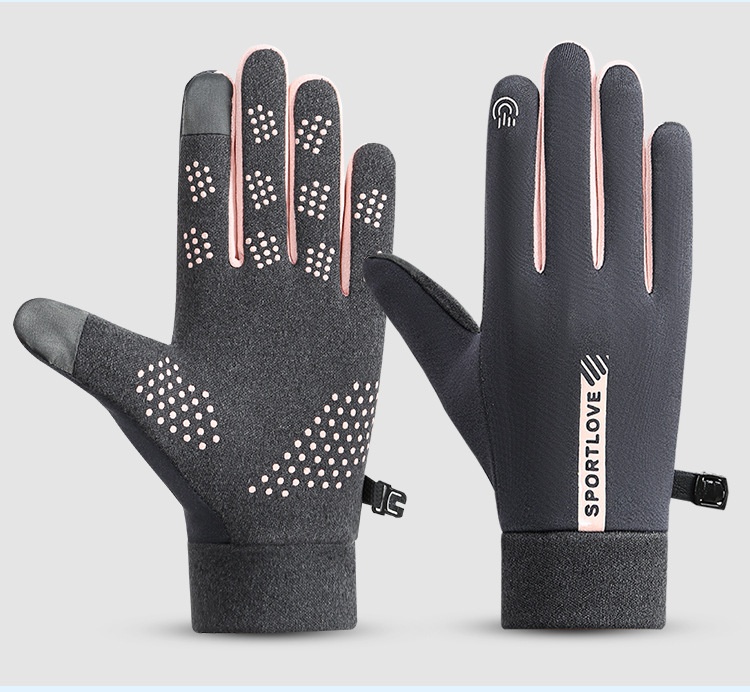 Gants chauds de sports d'hiver ActiveGo pour hommes et femmes, imperméables, doublés polaire, coupe-vent, résistants au froid, pour couples à cheval._voghion.com