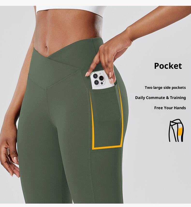 001 Cross-Border Sports Fitness Leggings Yoga Running Base Layer Pants Women Naked Feel Soft And Smooth_voghion.com