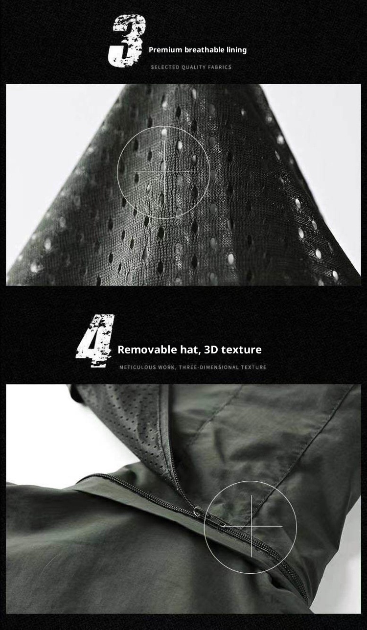 ActiveGo ActiveGo Europeo Americano Transfrontaliero 2025 Primavera e Autunno Nuovo Stile Uomo di Mezza Età Versatile Casual Impermeabile All'Aperto_voghion.com