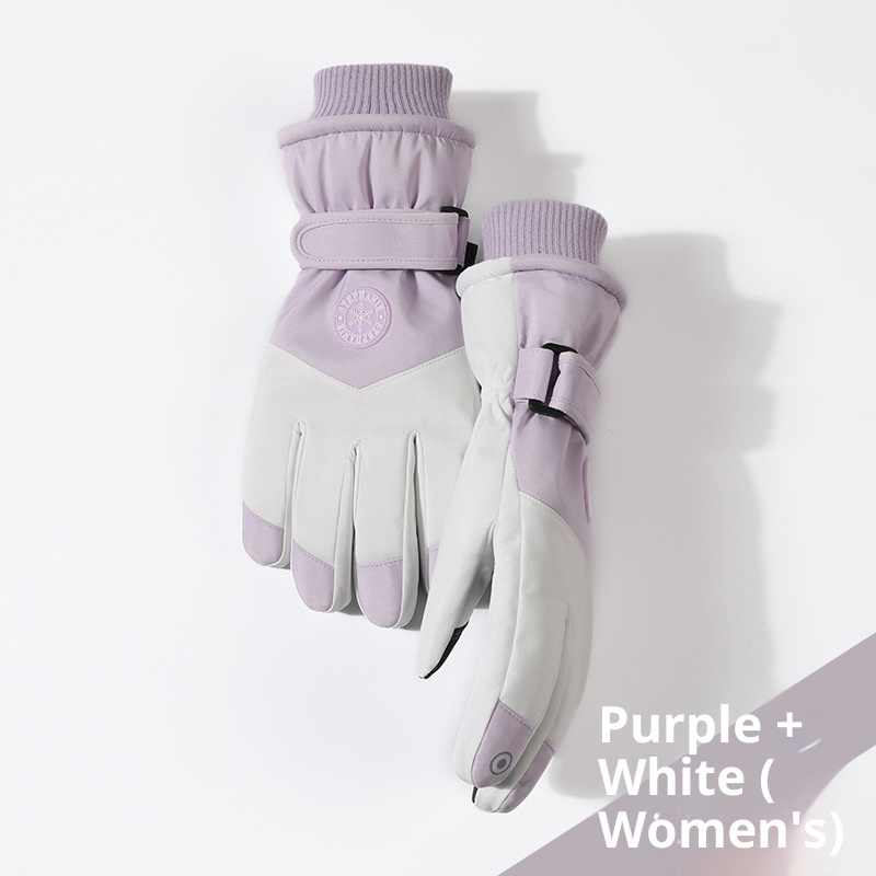 ActiveGo Dames Skihandschoenen Winter Dik Rijden Elektrische Motorfiets Fleece Sneeuw Spelen Heren Touchscreen Outdoor Katoen Warm_voghion.com