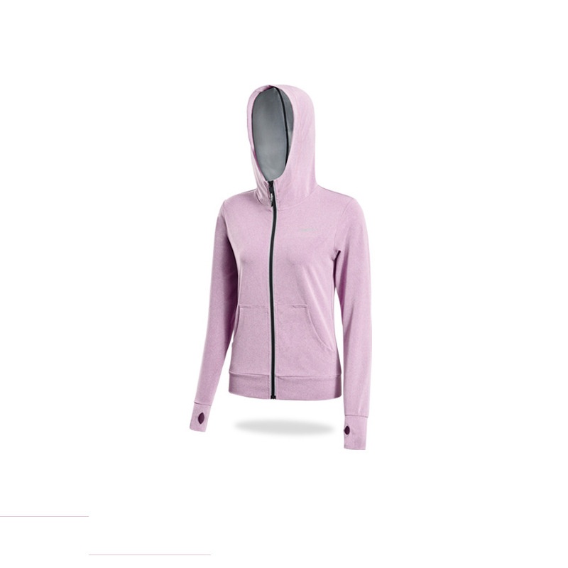 001 Cross-Border Running Sports Fitness Damen Figurformende Yoga Langarm Kapuzenjacke Trainingsanzug_voghion.com