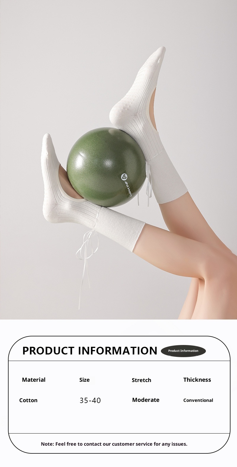 001 Video Album Parameters Yoga Ballet Pilates Special Socks Non-Slip Open Toe Miu Style Ribbon_voghion.com