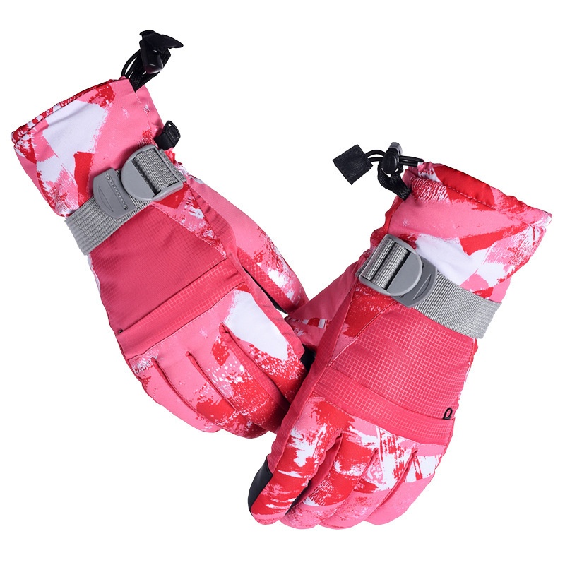 ActiveGo Parent-Child Winter Warm Ski Gloves Waterproof Cold-Proof Fleece-Lined Thickened Touchscreen Outdoor Hiking Cycling_voghion.com