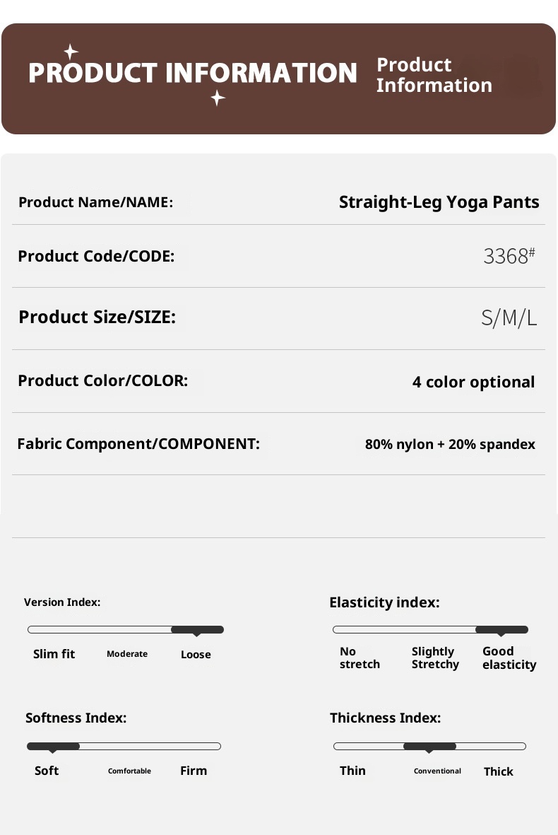 001 Damen Freizeit-Sporthose, locker geschnitten, schnelltrocknend, gerader Schnitt, hoher Bund, Bauchkontrolle, Yogahose, weites Bein_voghion.com