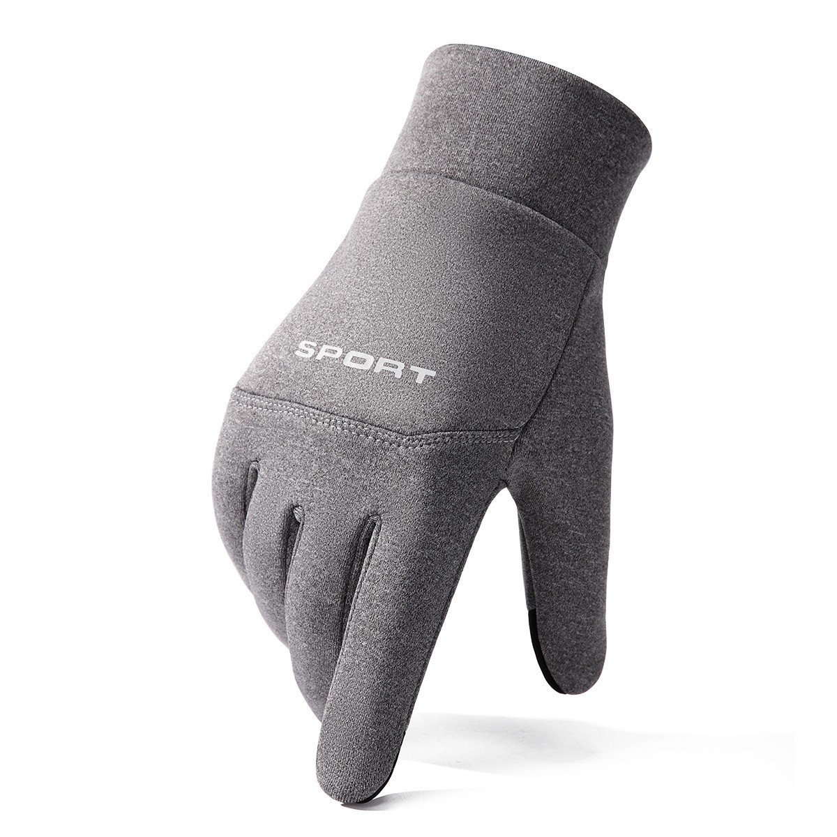 ActiveGo Outdoor Cycling Gloves Men And Women, Winter Fleece-Lined, Warm, Touchscreen, Non-Slip, For Cycling, Mountaineering,_voghion.com