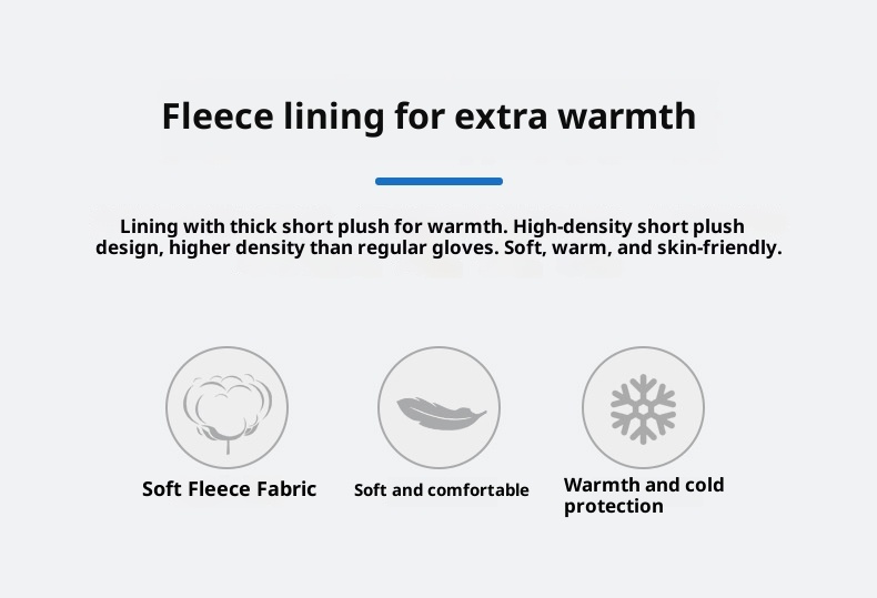 ActiveGo Winter Ski Gloves For Men, Touchscreen Motorcycle, Fleece Lined, Warm, Thickened, Waterproof, Windproof, Cold Resistant,_voghion.com