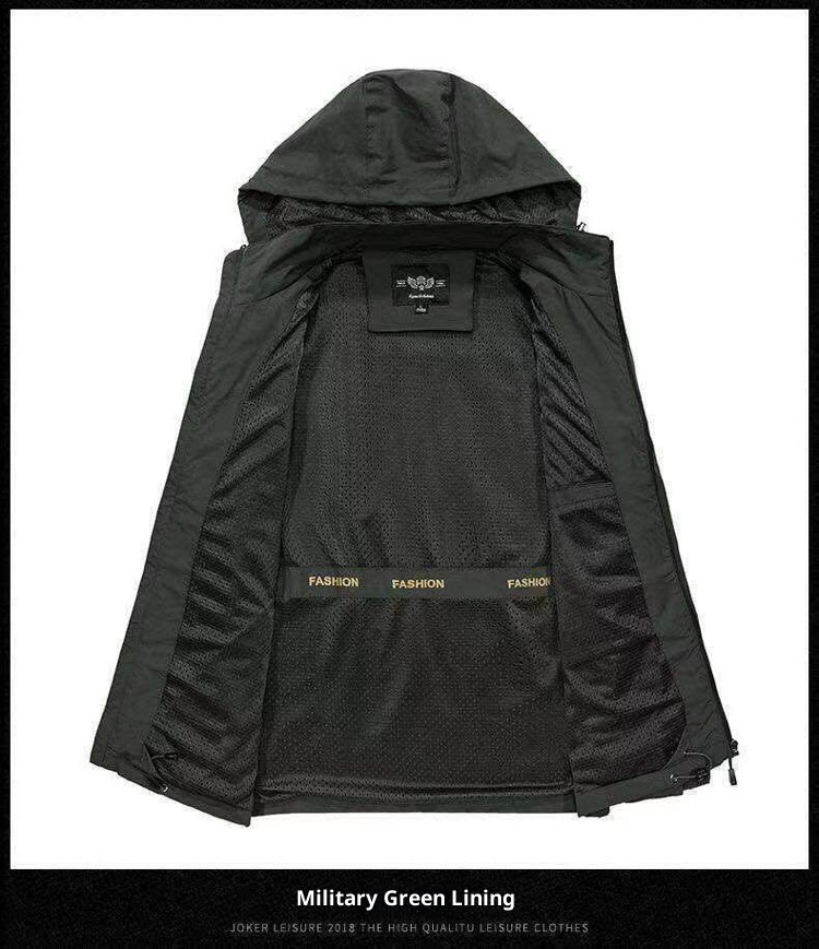 ActiveGo ActiveGo Europeo Americano Transfrontaliero 2025 Primavera e Autunno Nuovo Stile Uomo di Mezza Età Versatile Casual Impermeabile All'Aperto_voghion.com