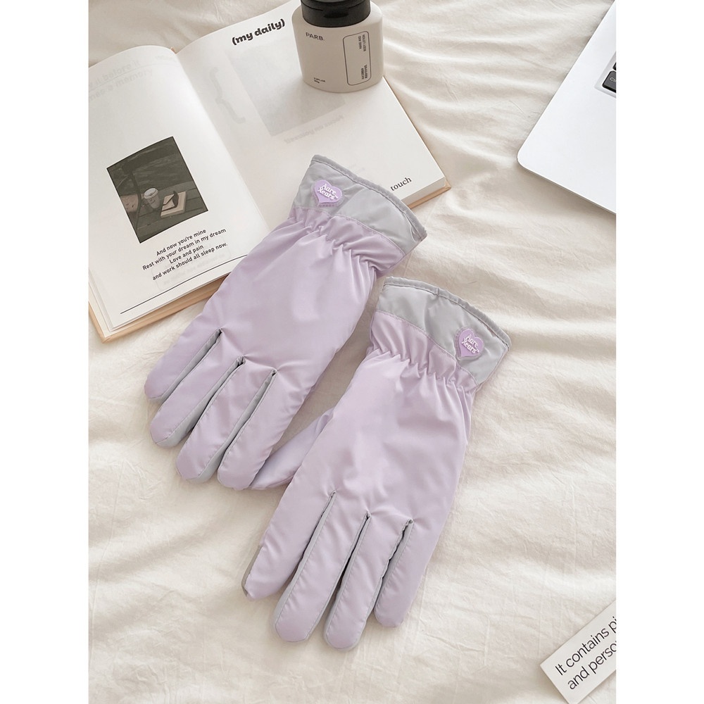 ActiveGo Fleece-gevoerde, verdikte, koudebestendige outdoor-ski-fiets-elektrische fiets-winddicht-antislip-touchscreen-leuke, warme handschoenen_voghion.com