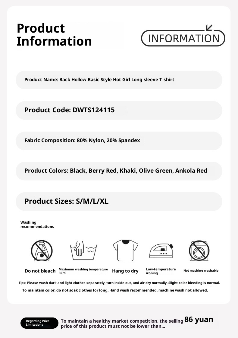 001 Cross-Border Sexy Back Yoga Shirt Long Sleeve With Chest Pad Slim Fit Short Sports Top Running Training Fitness Cover-Up_voghion.com